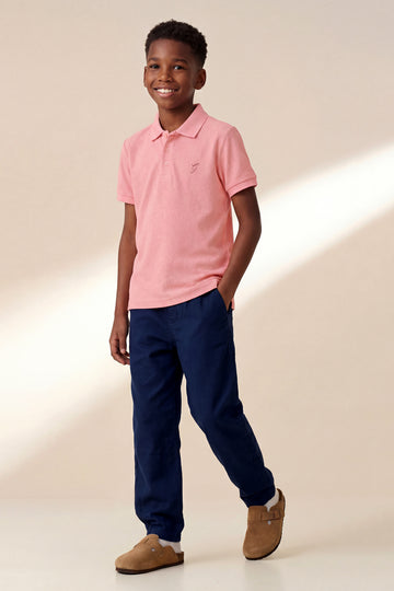 Signature Essential&nbsp; Polo t-shirt – Sunset Cora