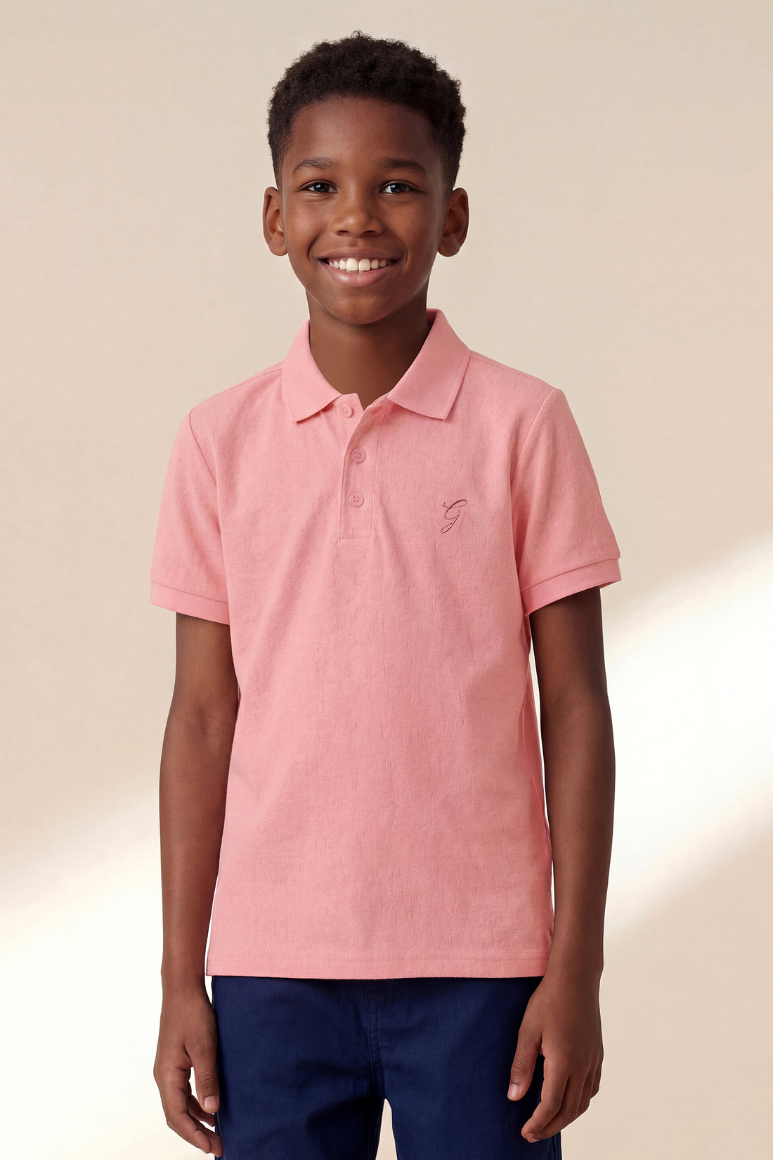 Signature Essential&nbsp; Polo t-shirt – Sunset Cora